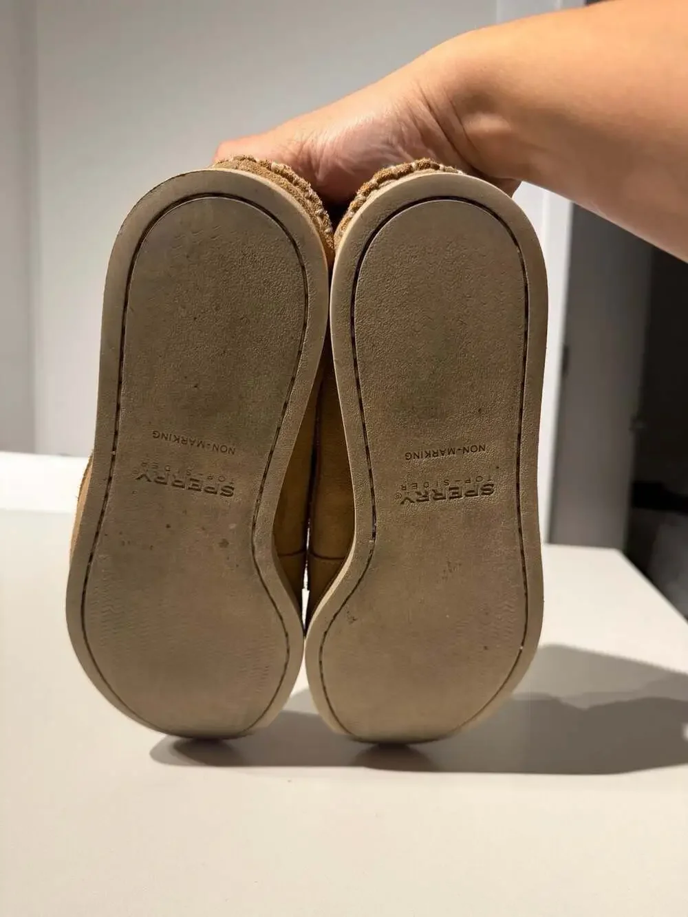 Sperry Bahama II Suede Boat Shoes Tan Men's Size 13